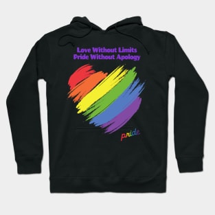 Love Without Limits, Pride Without Apology Hoodie